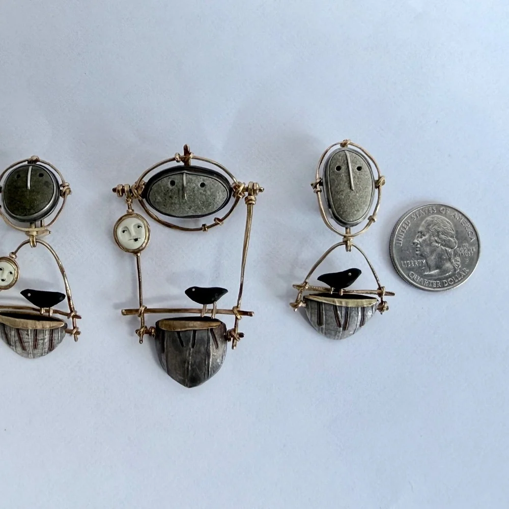 Carolyn Morris Bach Brooch and Earrings Set - Picture 10 of 15